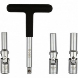 Kaitinimo žvakėms aptarnauti raktų rinkinys 4 vnt.