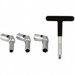 Kaitinimo žvakėms aptarnauti raktų rinkinys 4 vnt.