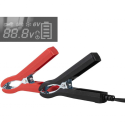 Įkroviklis akumuliatoriui automatinis LCD 12/ 24V 10A