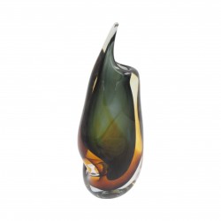 Stiklinė vaza „Forma Lumo“ – 13×8×30 cm