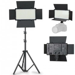 LED panelinė lempa su trikoju 800 pro KIT