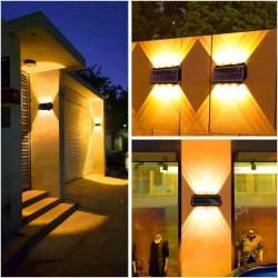 Šoninis LED šviestuvas su saulės panele Šoninis LED šviestuvas su saulės panele