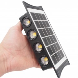 Šoninis LED šviestuvas su saulės panele Šoninis LED šviestuvas su saulės panele