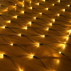 LED švieselių užuolaida–tinklas 320 LED, 3x2 m, šiltai balta LED švieselių užuolaida–tinklas 320 LED, 3x2 m, šiltai balta