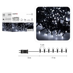 LED girlianda 700 LED, 7 m, šaltai balta LED girlianda 700 LED, 7 m, šaltai balta