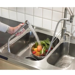 Papildomas kriauklės dušas su tvirta 1750 mm žarna