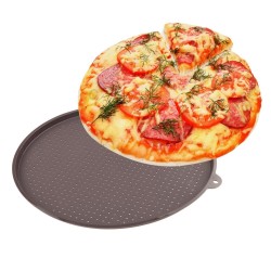 Perforuota kepimo forma picai – Ø34,5 × 1,5 cm
