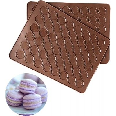 Silikoninė forma Macarons sausainiams – 38 × 28,5 cm