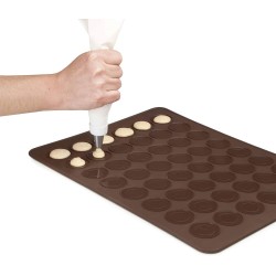 Silikoninė forma Macarons sausainiams – 38 × 28,5 cm
