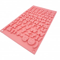 Silikoninė forma raidėms – 29,5 × 17 × 0,6 cm