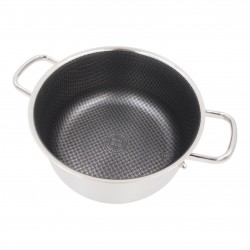 Puodas su dangčiu OSFÉ Tri-Ply, 28 cm, 8 l