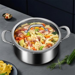 Puodas su dangčiu OSFÉ Tri-Ply, 32 cm, 12 l