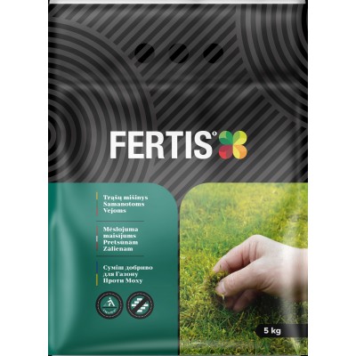 Trąšų mišinys Samanotoms Vejoms FERTIS, 5kg