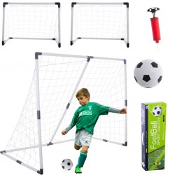 Vaikiški futbolo vartai 2in1 – dideli arba du mažesni (143 × 110 × 70 cm) Vaikiški futbolo vartai 2in1 – dideli arba du mažesni (143 × 110 × 70 cm)