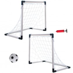Vaikiški futbolo vartai 2in1 – dideli arba du mažesni (143 × 110 × 70 cm) Vaikiški futbolo vartai 2in1 – dideli arba du mažesni (143 × 110 × 70 cm)
