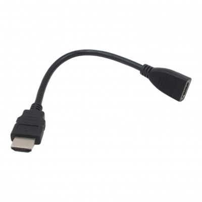HDMI prailginimo kabelis (HDMI lizdas – HDMI kištukas), 20 cm