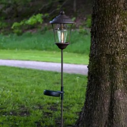 Lauko LED lempa „Messina“ su saulės baterija (78 cm)