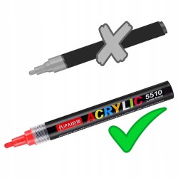 Akrilinių markerių rinkinys – 24 spalvos (4 mm) Akrilinių markerių rinkinys – 24 spalvos (4 mm)