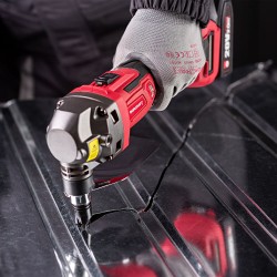 Akumuliatorinės skardos pjovimo žirklės WORCRAFT 20V LI-ION