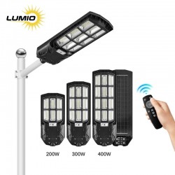 Gatvės šviestuvas su saulės baterija 200W 6500K su laikikliu