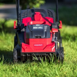 Akumuliatorinė vėjapjovė WORCRAFT su 6.0Ah akumuliatoriais 40V (20V+20V) LI-ION