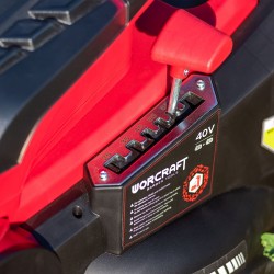 Akumuliatorinė vėjapjovė WORCRAFT su 6.0Ah akumuliatoriais 40V (20V+20V) LI-ION