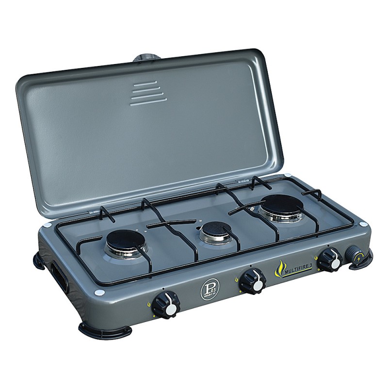 MULTIFIRE 3 GOLD PIEZO P 3 degiklių dujinė viryklė