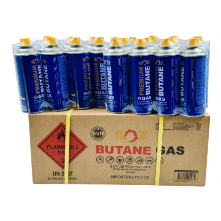 Dujų Balionėlis 250g Su BVR Vožtuvu – GOZ Premium 500ml x 28 Vnt. Dėžė Dujų Balionėlis 250g Su BVR Vožtuvu – GOZ Premium 500ml x 28 Vnt. Dėžė