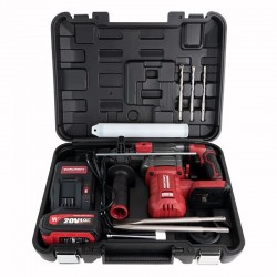 Akumuliatorinis perforatorius WORCRAFT 4.5J 20V LI-ION, 4.0Ah (plastikinė dėžė)
