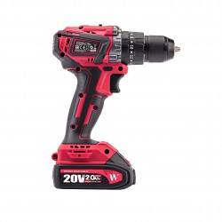 Akumuliatorinis suktuvas-gręžtuvas WORCRAFT 20V LI-ION, 2x2.0Ah (pl.dėž) CHD-S20LiB