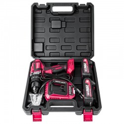 Akumuliatorinis suktuvas-gręžtuvas WORCRAFT 20V LI-ION, 2x2.0Ah (pl.dėž) CHD-S20LiB