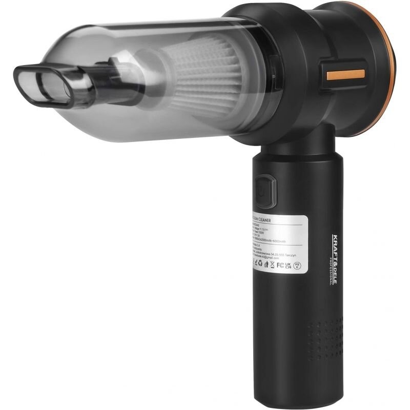 Akum. Mini dulkių siurblys 100W 11.1V LI-ION 6.0Ah