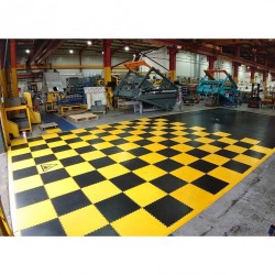 Modulinių surenkamų grindų danga PVC 500x500x7m