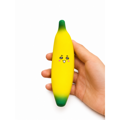 Weiche, fröhliche Banane –...