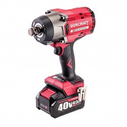 Akumuliatorinis smūginis veržliasukis WORCRAFT 3/ 4'' 2600Nm 40V LI-ION (pl.dėž.)