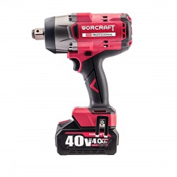 Akumuliatorinis smūginis veržliasukis WORCRAFT 3/ 4'' 2600Nm 40V LI-ION (pl.dėž.)