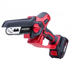 Akumuliatorinis grandininis mini pjūklas WORCRAFT 20V LI-ION (Be akumuliatoriaus ir įkroviklio) Akumuliatorinis grandininis mini pjūklas WORCRAFT 20V LI-ION (Be akumuliatoriaus ir įkroviklio)