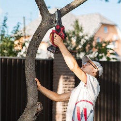 Akumuliatorinis grandininis mini pjūklas WORCRAFT 20V LI-ION (Be akumuliatoriaus ir įkroviklio) Akumuliatorinis grandininis mini pjūklas WORCRAFT 20V LI-ION (Be akumuliatoriaus ir įkroviklio)