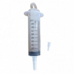 Švirkštas skystam tepalui 100 ml su ilga žarnele apie 120cm