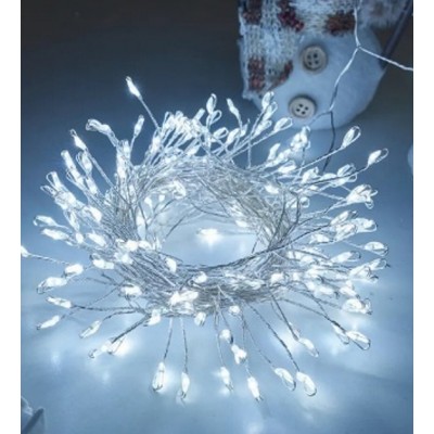 500 LED, 20 m šaltai balta LED girlianda