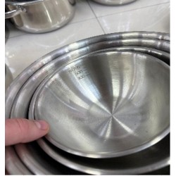 Metalinis dubuo su matavimo skale, 17 cm