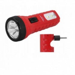 Rankinis įkraunamas žibintuvėlis 4 šviesos diodai + 2 SMD LED
