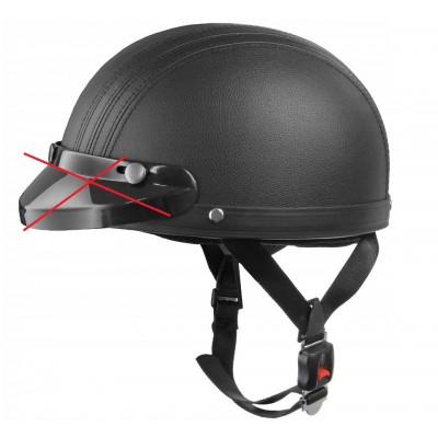 Retro-Motorradhelm aus...