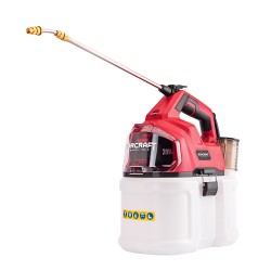 Akum. slėginis purkštuvas WORCRAFT 8l 20V LI-ION (Be akumuliatoriaus ir įkroviklio)