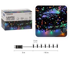 Kalėdinės LED girliandos, 200 LED, daugiaspalvės, 10 m Kalėdinės LED girliandos, 200 LED, daugiaspalvės, 10 m