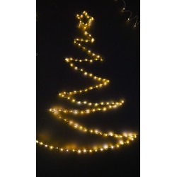 Kalėdinė LED eglutė su žvaigžde, 105 cm, šiltai balta