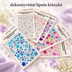 dekoratyviniai lipnūs kristalai – gėlytės dekoratyviniai lipnūs kristalai – gėlytės