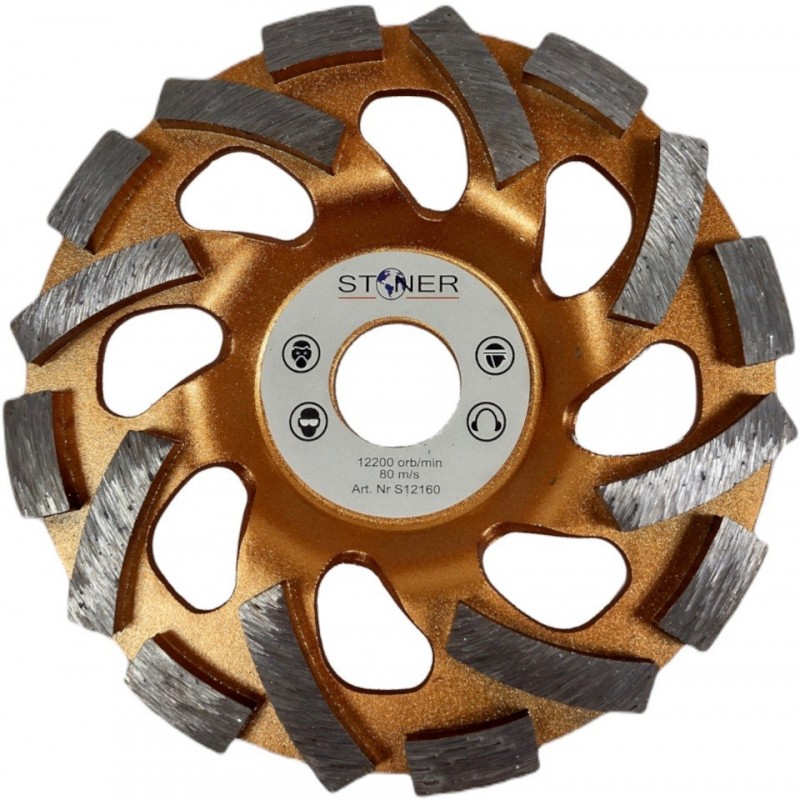 Deimantinis šlifavimo diskas betonui 125mm, 22.2mm