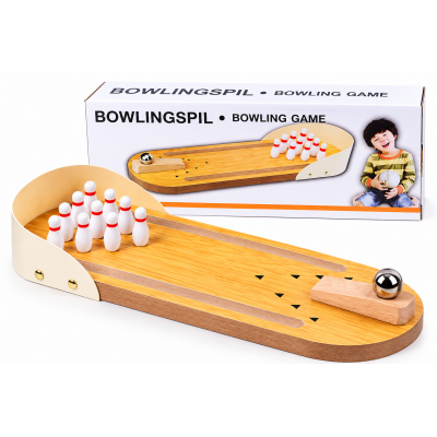 Bowlingspiel aus Holz für...