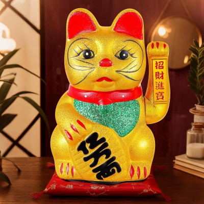 Goldene Glückskatze „Maneki...